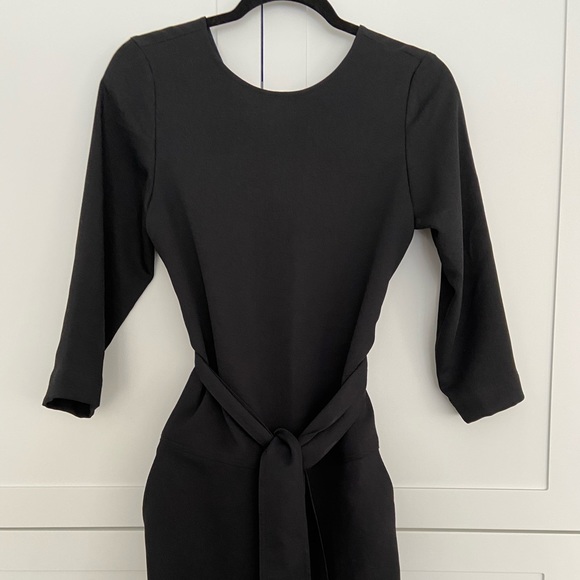 COS Poplin Jumpsuit Black - Picture 3 of 3